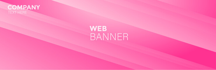 pink background with lines, Pink elegance banner