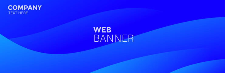 Abstract background, blue abstract background, Blue web banner