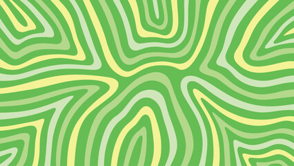 green abstract background waves seamless pattern