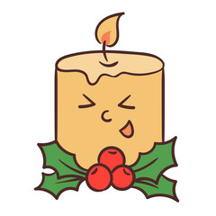 Candle Christmas Character