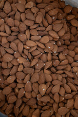 Relleno el encuadre macro con almendras