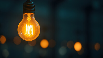 Lâmpada energia elétrica luz a noite