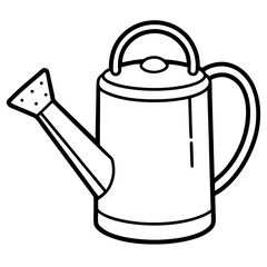 Electric Watering Can line art