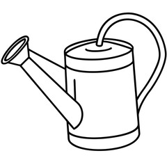 Electric Watering Can line art