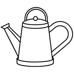 Electric Watering Can line art