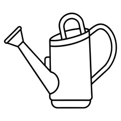 Electric Watering Can line art