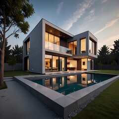 Fototapeta premium modern house