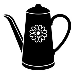 Electric Watering Can Silhouette