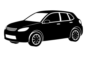 Car icon, Car silhouette vector, Sports car, auto, vehicle, automobile, sedan, van. vector illustration

