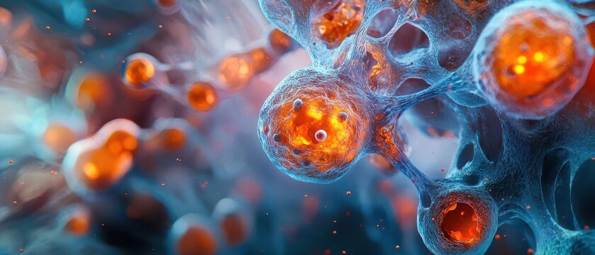 The cytoskeleton featuring microtubules and cell junctions