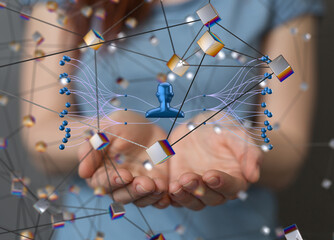 team hierarchy connection group digital