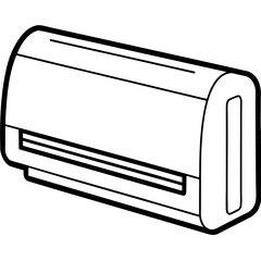 
Air Conditioner Vector line art
