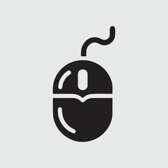 mouse silhouette ,mouse vector, mouse icon