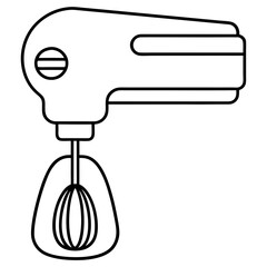 Modern Electric Mixer Icon