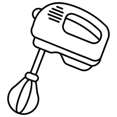 Modern Electric Mixer Icon