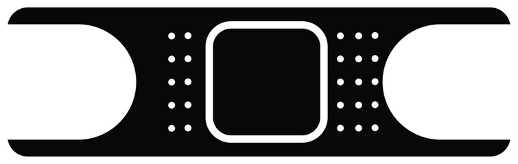 Band aid graphics Injury bandage vector Medical plaster symbol patch vector