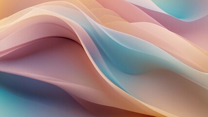 Obraz premium Abstract gradient wave with soft colors and subtle sparkles.