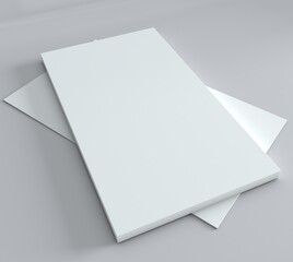 Cv, resume, letterhead, invoice mockup. Stack of A4 papers on a grey background.	
