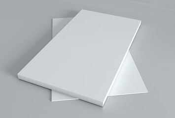 Cv, resume, letterhead, invoice mockup. Stack of A4 papers on a grey background.
