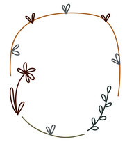 20 svg items flower frame  elements illustration design art season plant