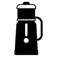 Electric Dispenser Silhouette or Silhouette of Electric Water Dispenser