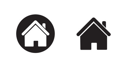 Home icon set, House icon set , Home button icon