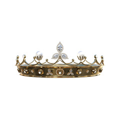 3d render royal medieval crown tiara isolated © GRB Renders