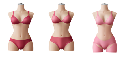 Stylish Red Lingerie Set: Modern and Elegant Women's Intimates Collection