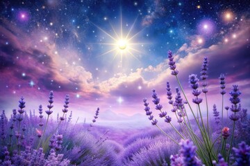 Mystical Serendipity: Ethereal, Shimmering, Dreamy, Lavender, Celestial