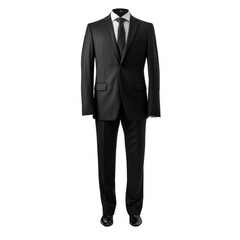 Male Business Suit Isolated on a Transparent Background