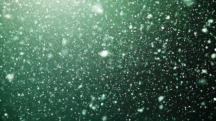 Fototapeta premium A serene snowfall creating a magical winter atmosphere.