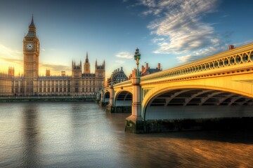 Naklejka premium The Palace of Westminster, the meeting place of the House of Commons and the House of Lords, the two houses of the Parliament of the United Kingdom.