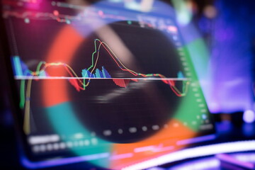Stock or business market analysis concept. Business financial or stock market background.