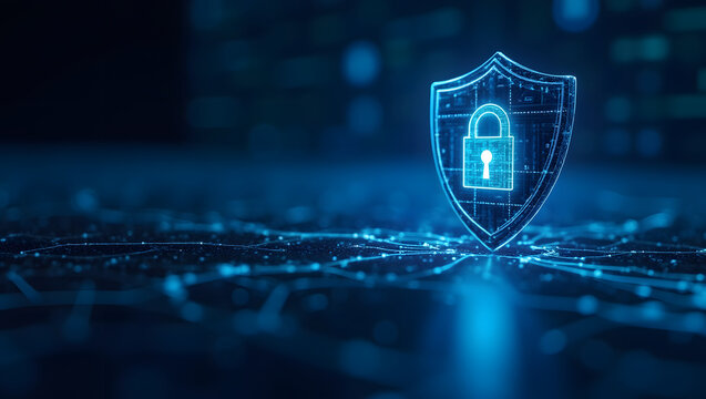 Cyber ​​security and data protection, internet network security, protect business and financial transaction data from cyber attack, user private data security encryption. Generative AI