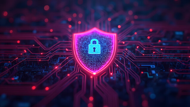 Cyber ​​security and data protection, internet network security, protect business and financial transaction data from cyber attack, user private data security encryption. Generative AI