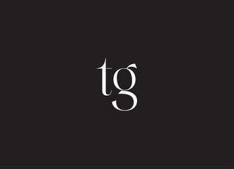 TG letter logo design and initial logo design