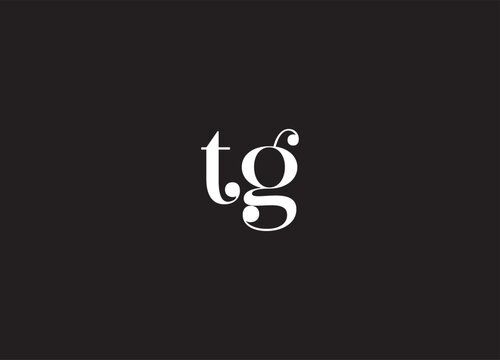 TG letter logo design and initial logo design