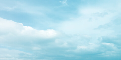 sky and clouds beautiful landscape Nature sky Clear White cumulus panoramic view fluffy sky in winter tropical panorama thunderstorm Storm heaven Wide gloomy love soft effect  space for text b