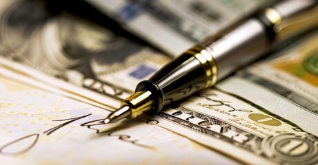 bankers cheque. businessman reading documents at meeting, business partner considering contract terms before signing checking legal contract law conditions