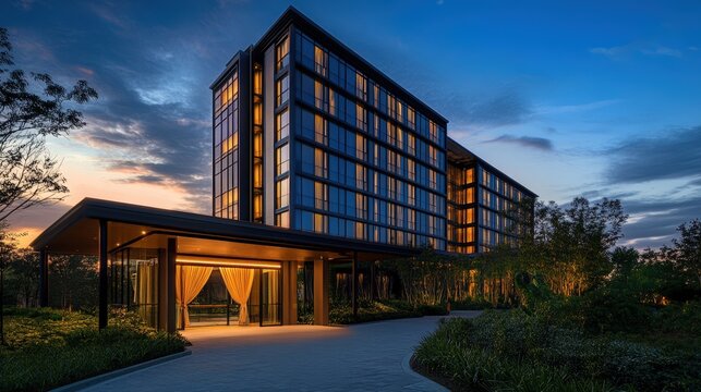 The lobby of the Andaz Tokyo Toranomon Hills hotel