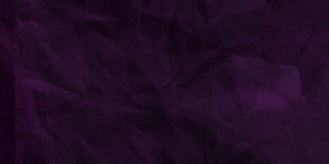 Purple crumpled paper texture in low light background. Silk cloth texture. Fabric pattern. crumpled kraft paper. A crumpled sheet of dark pink and purple paper abstract background. old paper texture. 