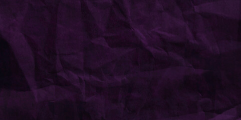 Purple crumpled paper texture in low light background. Silk cloth texture. Fabric pattern. crumpled kraft paper. A crumpled sheet of dark pink and purple paper abstract background. old paper texture. 