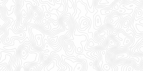 	
Vector geography landscape Topo contour map on white background, Topographic contour lines. Seamless pattern with lines Topographic map. Geographic mountain relief diagram line wave carve pattern.