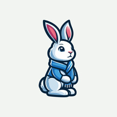 easter bunny with a background