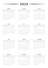 2025, 2026, 2027, 2028, Calendar