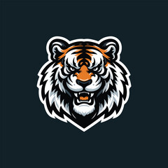 tiger head vector mascot
