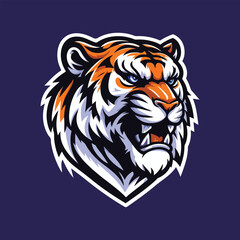 tiger head vector