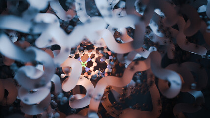 Metformin antidiabetic drug, illustration