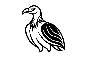 Condor vector on a white background