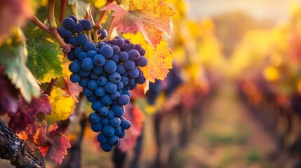 Stunning autumn leavescape in November